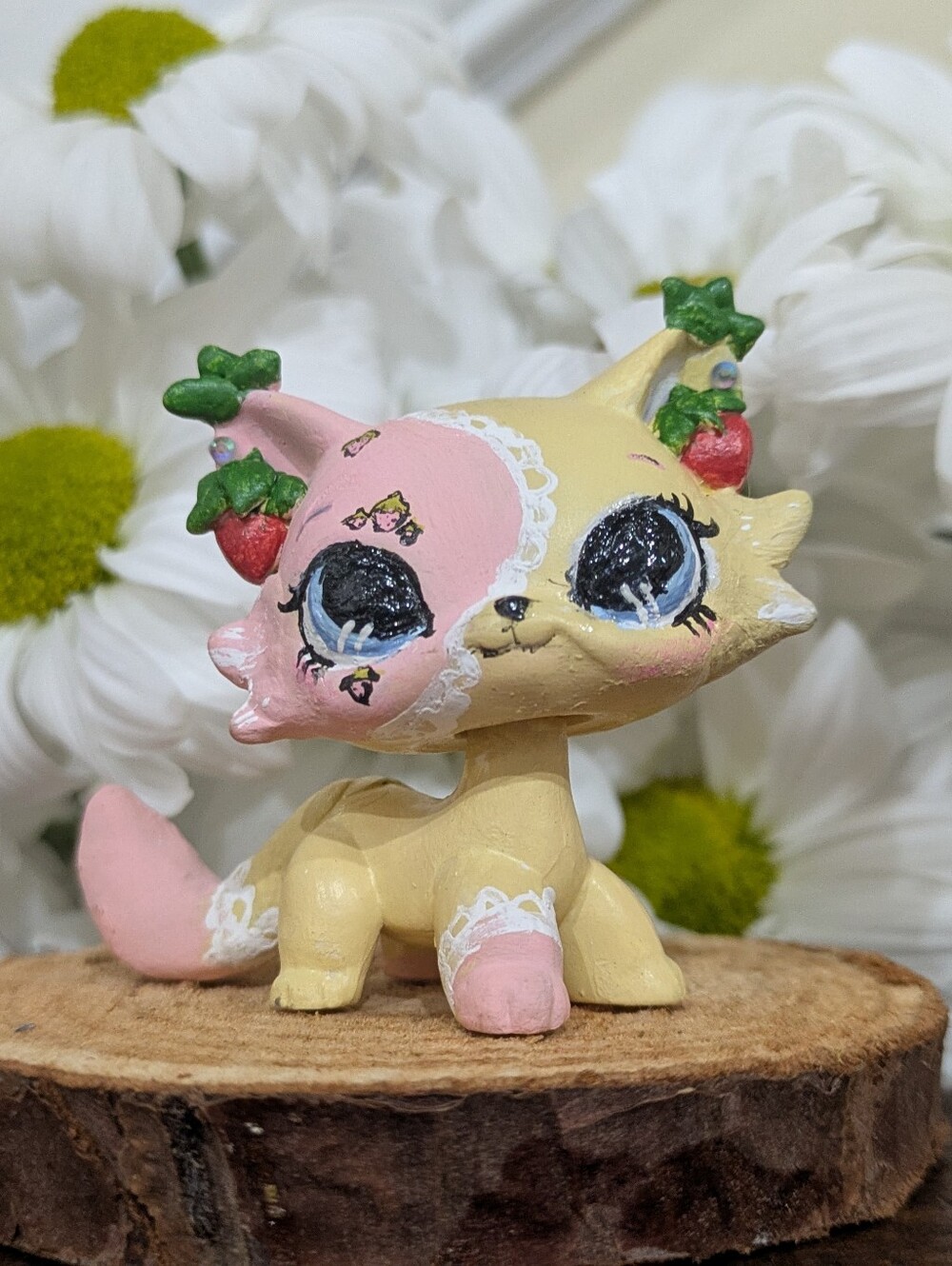 LPS STRAWBERRY 🍓 Maine coon Cat Custom